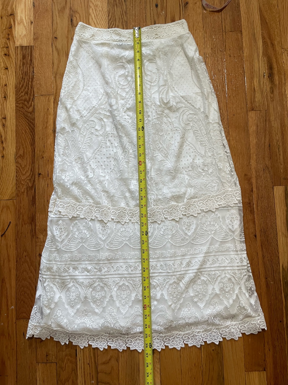 Farm Rio white lace maxi skirt - Picture 7 of 9